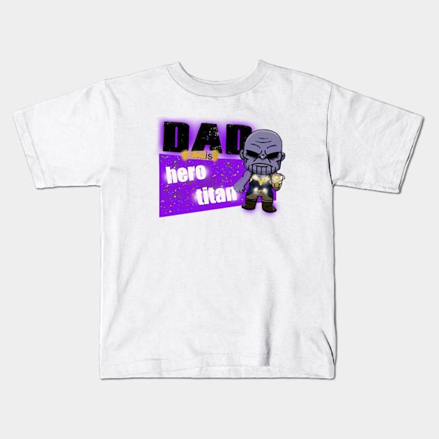 Father's day, Dad, Daddy's birthday, love day, valentine's day. Kids T-Shirt by Quasars Moon